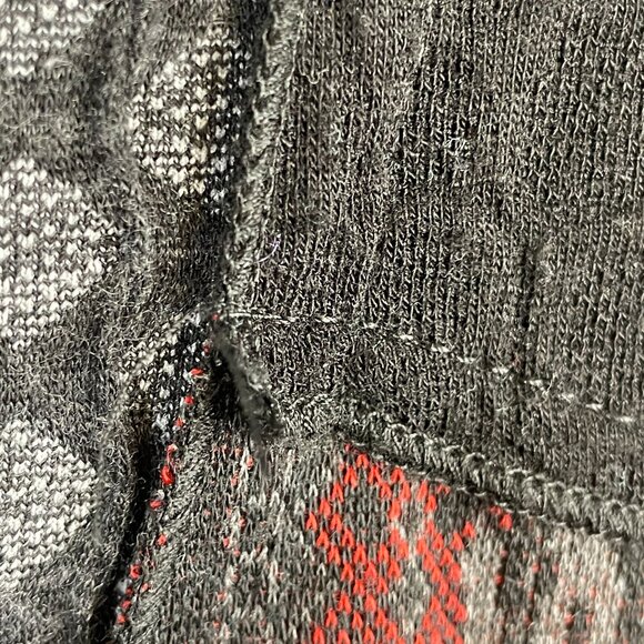 Vintage Pyramid Collection Art To Wear Boho Patchwork Top Xlarge 90s Knit Tunic - Picture 9 of 13